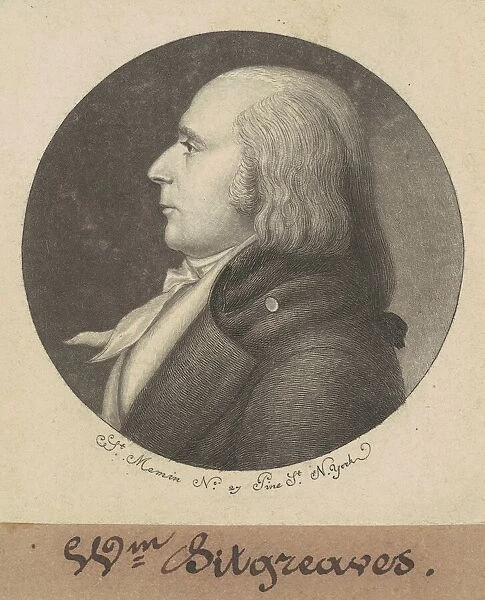 John Sitgreaves, 1798. Creator: Charles Balthazar Julien Fevret de Saint-Memin
