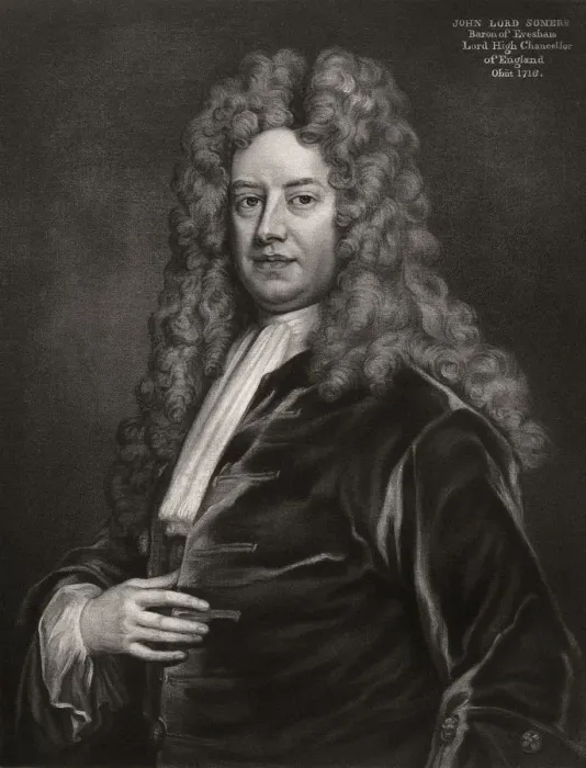 Framed Print : John Somers, 1st Baron Somers, English politician, 1700s (1906) Framed Print : John Somers, 1st Baron Somers, English politician, 1700s (1906)
