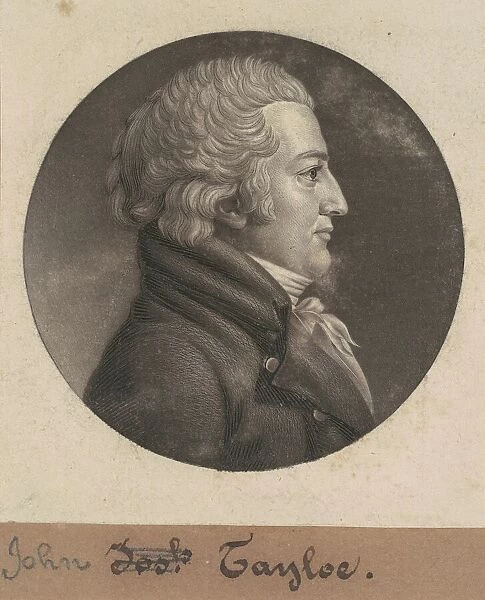 John Tayloe III, 1806. Creator: Charles Balthazar Julien Fevret de Saint-Memin