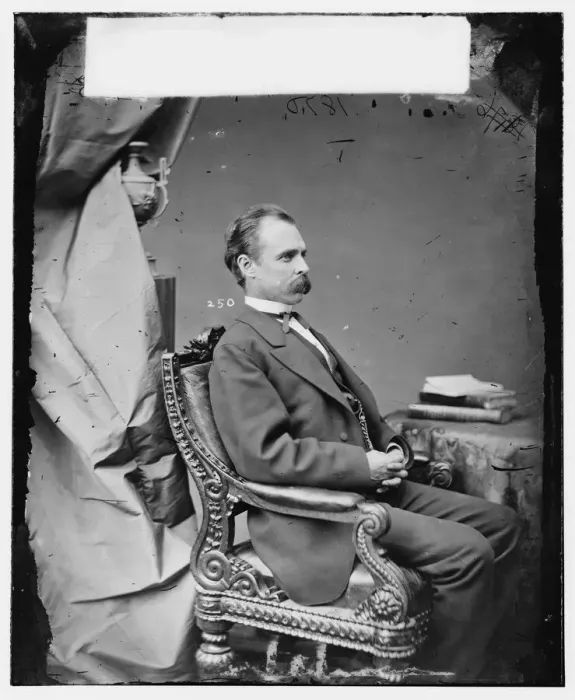 Framed Print : John Thomas DeWeese, between 1860 and 1875. Creator: Unknown Framed Print : John Thomas DeWeese, between 1860 and 1875. Creator: Unknown