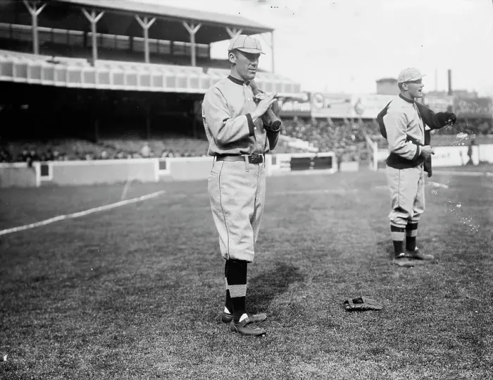 Framed Print : John, Titus, Philadelphia, NL (baseball), 1910. Creator: Bain News Service Framed Print : John, Titus, Philadelphia, NL (baseball), 1910. Creator: Bain News Service