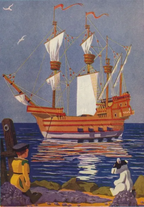 Framed Print : How John Trusty Sailed the Seas, 1937 Framed Print : How John Trusty Sailed the Seas, 1937