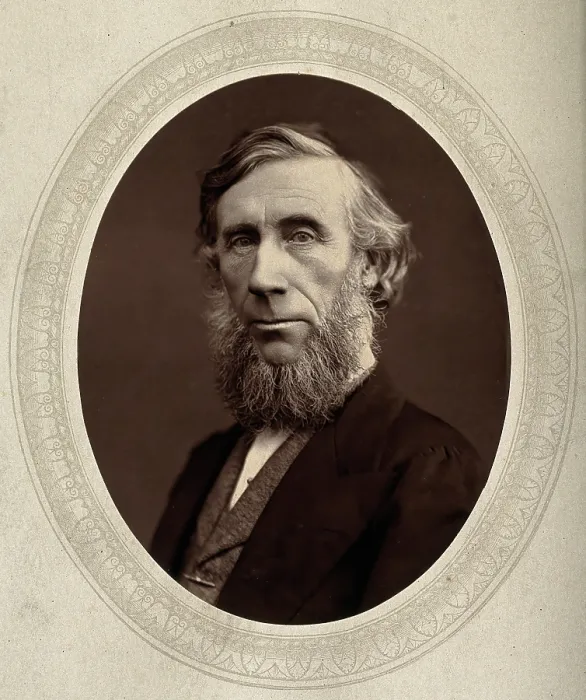 Framed Print : John Tyndall, late 19th century. Creator: Lock & Whitfield Framed Print : John Tyndall, late 19th century. Creator: Lock & Whitfield