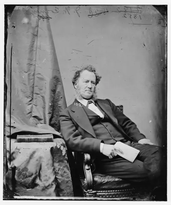 Framed Print : John W. Forney, between 1860 and 1875. Creator: Unknown Framed Print : John W. Forney, between 1860 and 1875. Creator: Unknown