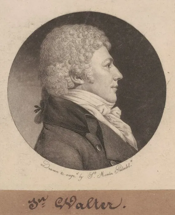 Framed Print : John Walter, 1798-1803. Creator: Charles Balthazar Julien Fevret de Saint-Memin Framed Print : John Walter, 1798-1803. Creator: Charles Balthazar Julien Fevret de Saint-Memin