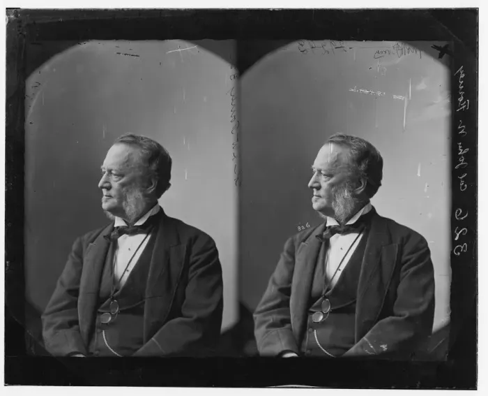 Framed Print : John Weiss Forney, 1865-1880. Creator: Unknown Framed Print : John Weiss Forney, 1865-1880. Creator: Unknown