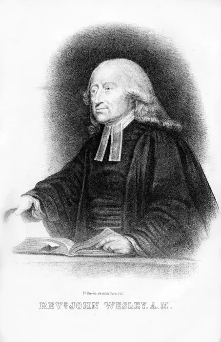 Framed Print : John Wesley, English minister, (1854) Framed Print : John Wesley, English minister, (1854)