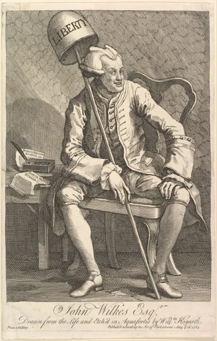 Framed Print : John Wilkes, Esq. May 16, 1763. Creator: William Hogarth Framed Print : John Wilkes, Esq. May 16, 1763. Creator: William Hogarth