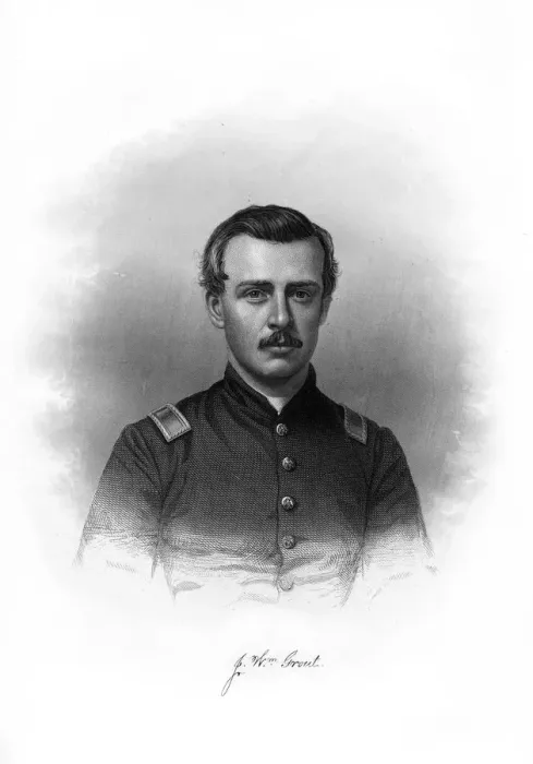 Framed Print : John William Grout, American soldier, (1872) Framed Print : John William Grout, American soldier, (1872)