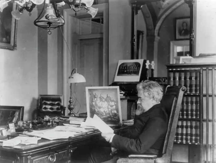 Framed Print : John Willock Noble, 1831-1912, between c1890 and c1910. Creator: Frances Benjamin Johnston Framed Print : John Willock Noble, 1831-1912, between c1890 and c1910. Creator: Frances Benjamin Johnston