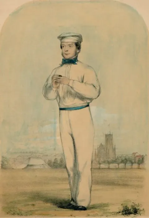 Framed Print : John Wisden, c1850s. Creator: Unknown Framed Print : John Wisden, c1850s. Creator: Unknown
