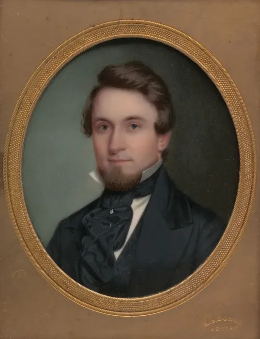 Framed Print : John Wood Dodge, ca. 1836-37. Creator: Edward S. Dodge Framed Print : John Wood Dodge, ca. 1836-37. Creator: Edward S. Dodge