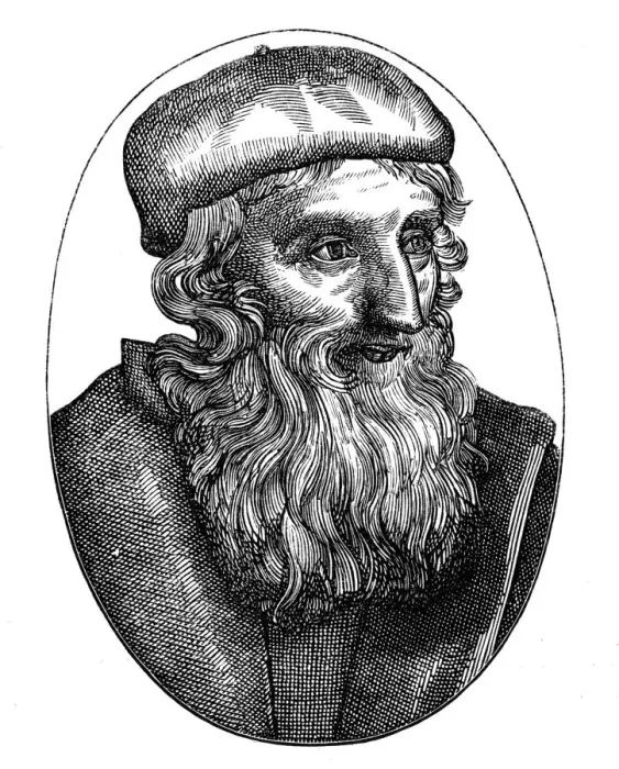 Framed Print : John Wycliffe, 14th century English religious reformer, 16th century Framed Print : John Wycliffe, 14th century English religious reformer, 16th century