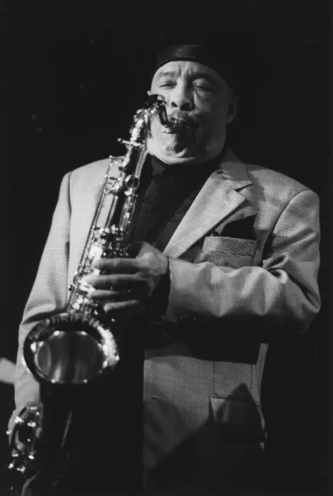 Framed Print : Johnny Griffin at Dingwells, Camden Town, London, 1994. Creator: Brian Foskett Framed Print : Johnny Griffin at Dingwells, Camden Town, London, 1994. Creator: Brian Foskett