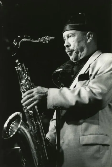 Framed Print : Johnny Griffin at Dingwells, Camden Town, London, 1994. Creator: Brian Foskett Framed Print : Johnny Griffin at Dingwells, Camden Town, London, 1994. Creator: Brian Foskett
