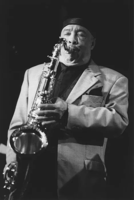 Framed Print : Johnny Griffin at Dingwells, Camden Town, London, 1994. Creator: Brian Foskett Framed Print : Johnny Griffin at Dingwells, Camden Town, London, 1994. Creator: Brian Foskett