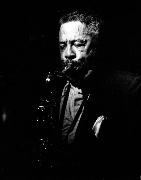 Framed Print : Johnny Griffin, Ronnie Scotts, London. Artist: Brian O Connor Framed Print : Johnny Griffin, Ronnie Scotts, London. Artist: Brian O Connor