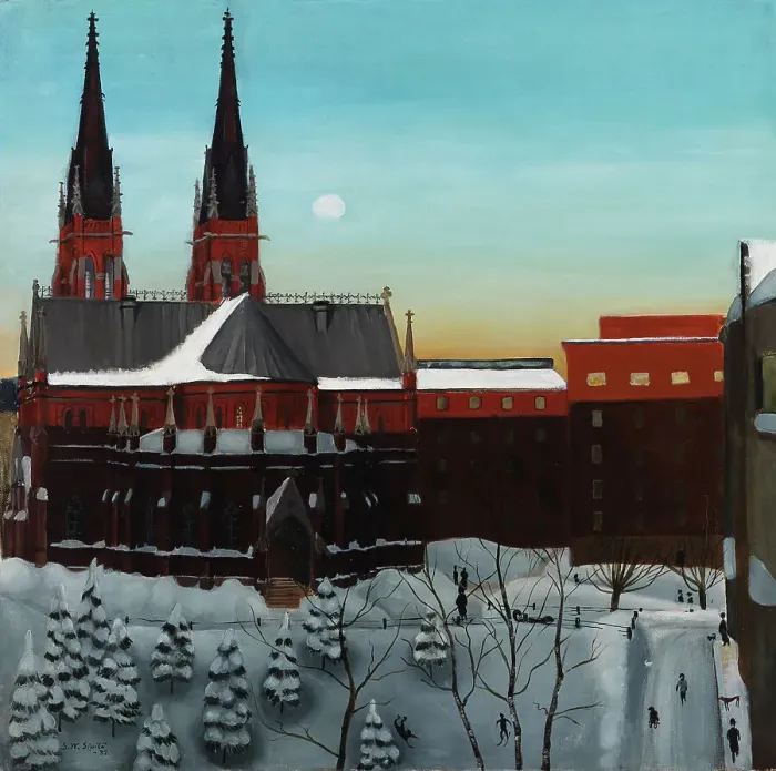 Framed Print : John's Church, Helsinki, 1931. Creator: Sulho Sipila Framed Print : John's Church, Helsinki, 1931. Creator: Sulho Sipila