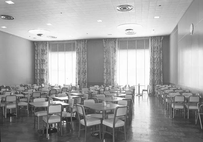 Framed Print : Johns-Manville Research Laboratory, Finderne, New Jersey, 1949. Creator: Gottscho-Schleisner, Inc Framed Print : Johns-Manville Research Laboratory, Finderne, New Jersey, 1949. Creator: Gottscho-Schleisner, Inc
