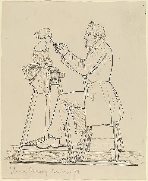 Johnson Mundy, Sculptor, 1857. Creator: John Quincy Adams Ward