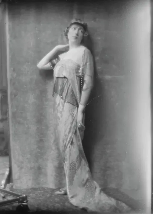 Framed Print : Johnson, Owen, Mrs. portrait photograph, 1914 May 19. Creator: Arnold Genthe Framed Print : Johnson, Owen, Mrs. portrait photograph, 1914 May 19. Creator: Arnold Genthe
