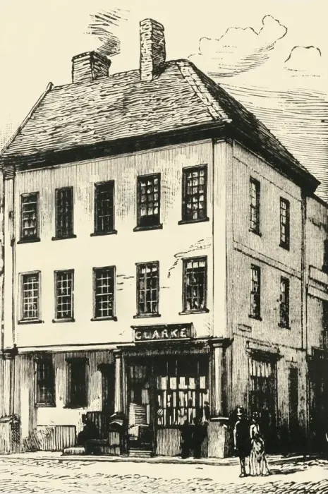 Framed Print : Johnsons Birthplace at Lichfield, 1902. Creator: Unknown Framed Print : Johnsons Birthplace at Lichfield, 1902. Creator: Unknown