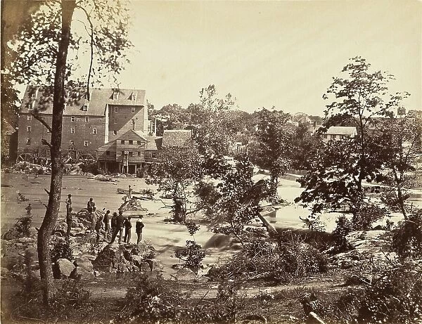 Johnson's Mill, Petersburg, VA. 1865. Creator: Tim O'Sullivan