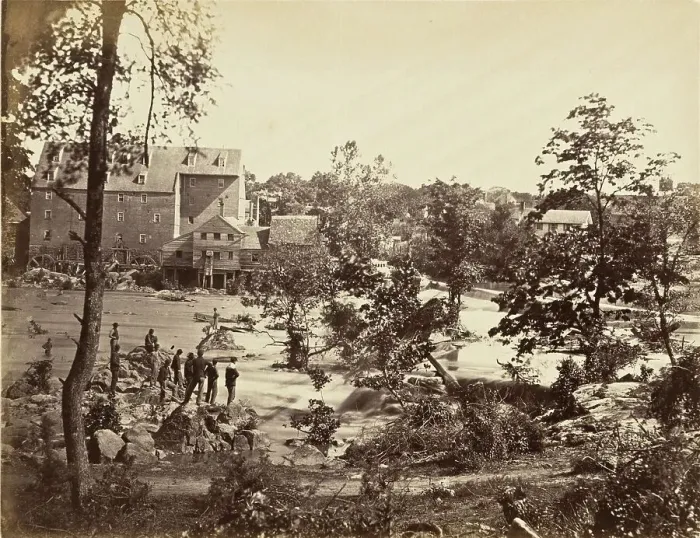 Framed Print : Johnson's Mill, Petersburg, VA. 1865. Creator: Tim O'Sullivan Framed Print : Johnson's Mill, Petersburg, VA. 1865. Creator: Tim O'Sullivan