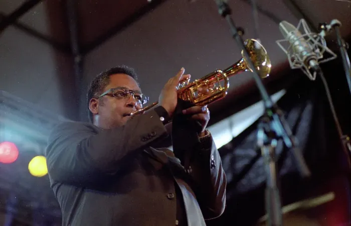 Framed Print : Jon Faddis, Charlie Parker Legacy Band, Brecon Jazz Festival, Powys, Wales, 2005. Creator: Brian O'Connor Framed Print : Jon Faddis, Charlie Parker Legacy Band, Brecon Jazz Festival, Powys, Wales, 2005. Creator: Brian O'Connor