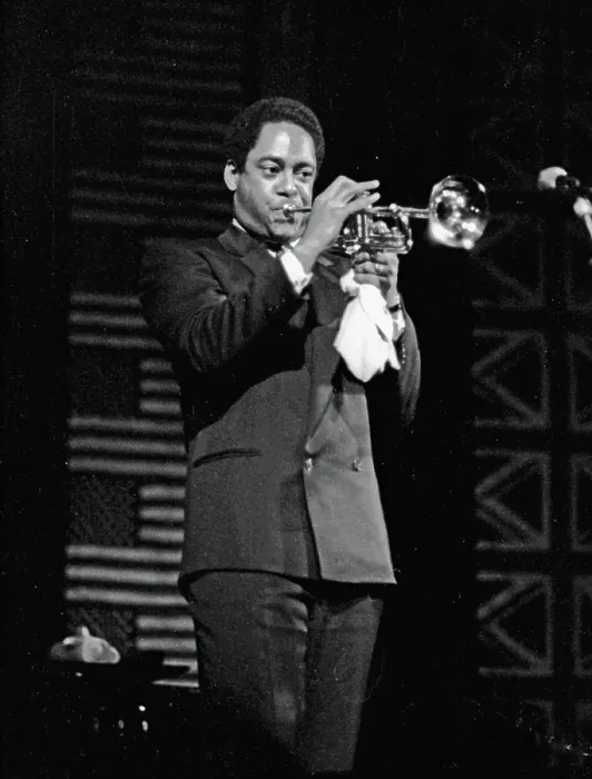 Framed Print : Jon Faddis, Philip Morris Jazz Festival, Dominion Theatre, London, 1985. Creator: Brian O'Connor Framed Print : Jon Faddis, Philip Morris Jazz Festival, Dominion Theatre, London, 1985. Creator: Brian O'Connor