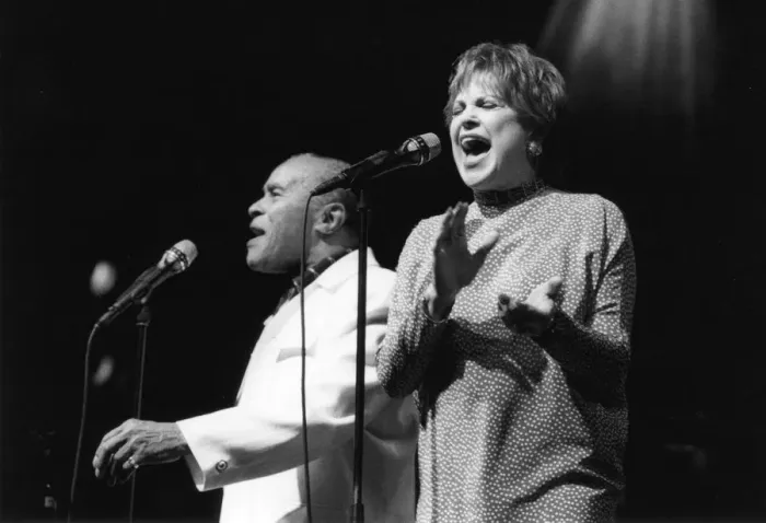 Framed Print : Jon Hendricks and Annie Ross, North Sea Jazz Festival, The Hague, Netherlands, 1999 Framed Print : Jon Hendricks and Annie Ross, North Sea Jazz Festival, The Hague, Netherlands, 1999