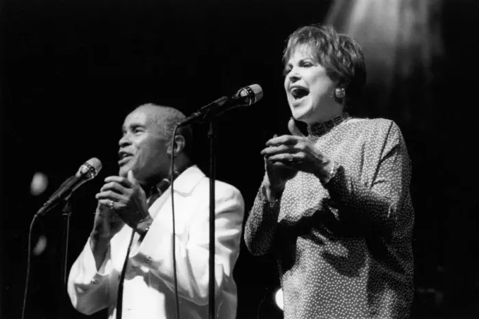 Framed Print : Jon Henricks and Annie Ross, North Sea Jazz Festival, The Hague, Netherlands, 1999 Framed Print : Jon Henricks and Annie Ross, North Sea Jazz Festival, The Hague, Netherlands, 1999