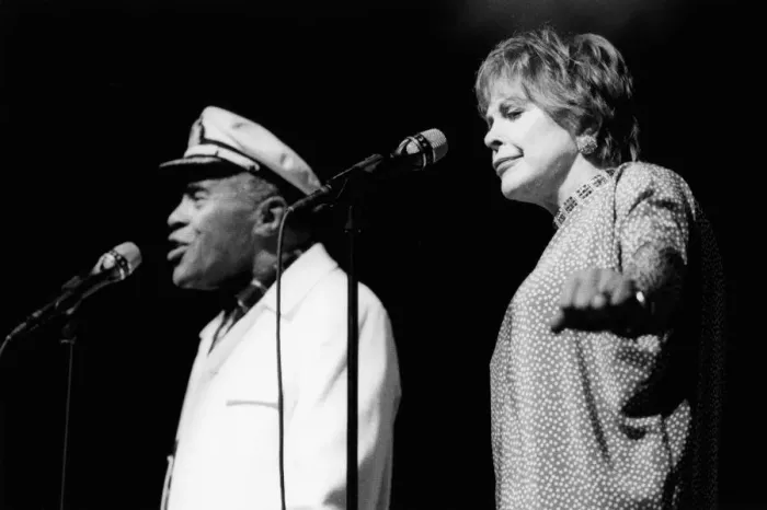 Framed Print : Jon Henricks and Annie Ross, North Sea Jazz Festival, The Hague, Netherlands, 1999 Framed Print : Jon Henricks and Annie Ross, North Sea Jazz Festival, The Hague, Netherlands, 1999