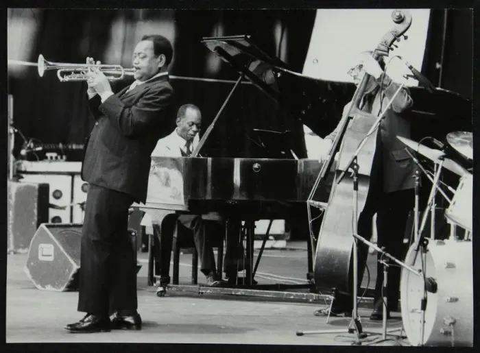 Framed Print : The Jonah Jones Quartet and Hank Jones, Newport Jazz Festival, Ayresome Park, Middlesbrough, 1978 Framed Print : The Jonah Jones Quartet and Hank Jones, Newport Jazz Festival, Ayresome Park, Middlesbrough, 1978