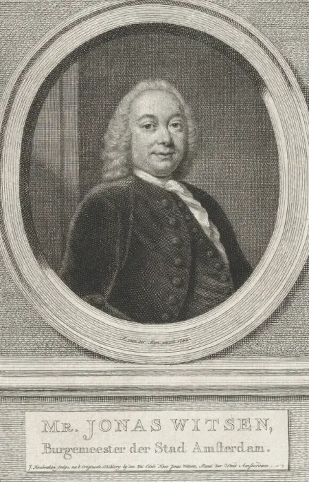 Framed Print : Jonas Witsen, Burgemeester der Stad Amsterdam, ca. 1749. Creator: Jacobus Houbraken Framed Print : Jonas Witsen, Burgemeester der Stad Amsterdam, ca. 1749. Creator: Jacobus Houbraken