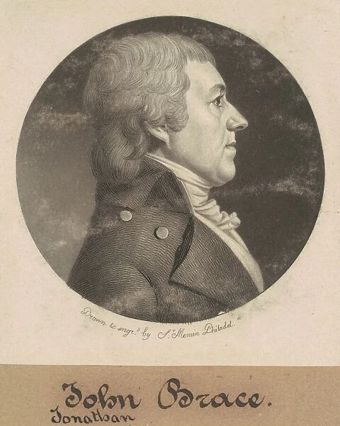 Jonathan Brace, Jr. 1800. Creator: Charles Balthazar Julien Fevret de Saint-Mé