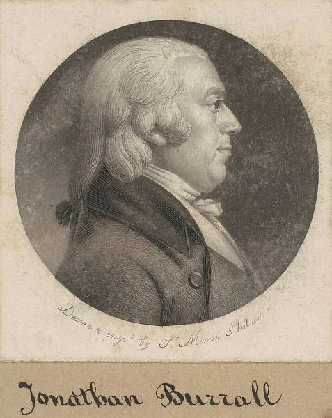 Jonathan Burrall, 1798-1803. Creator: Charles Balthazar Julien Fé