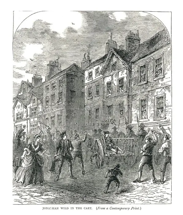 Framed Print : Jonathan Wild in the Cart, 1878 Framed Print : Jonathan Wild in the Cart, 1878