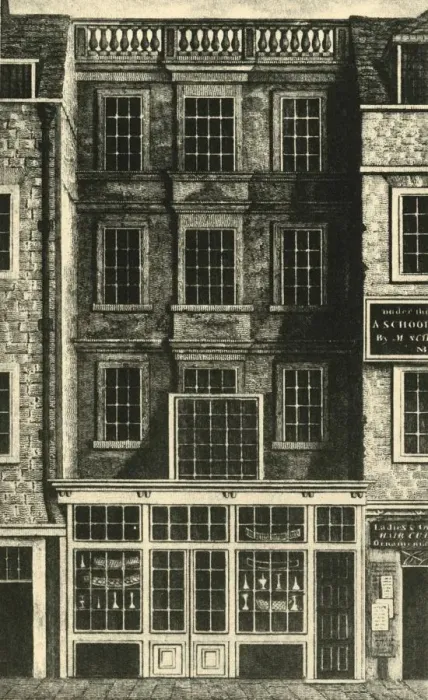 Framed Print : Jonathan Wilds House, 1813, (1925). Creator: Unknown Framed Print : Jonathan Wilds House, 1813, (1925). Creator: Unknown