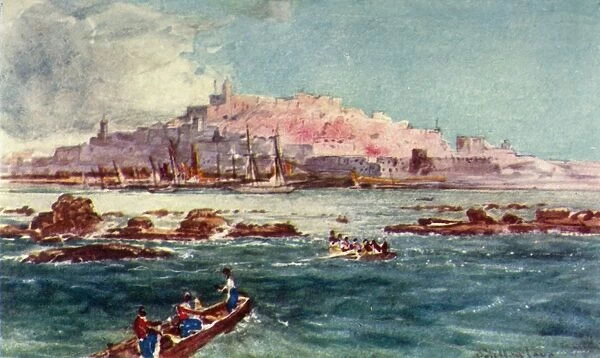 Joppa from the Sea, 1902. Creator: John Fulleylove