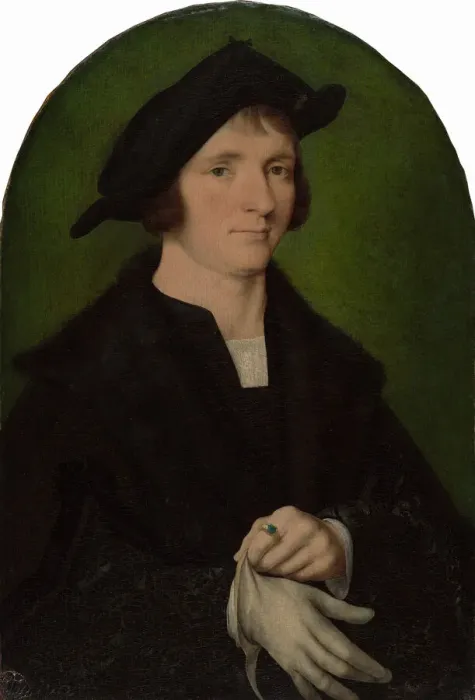 Framed Print : Joris Vezeleer, probably 1518. Creator: Joos van Cleve Framed Print : Joris Vezeleer, probably 1518. Creator: Joos van Cleve