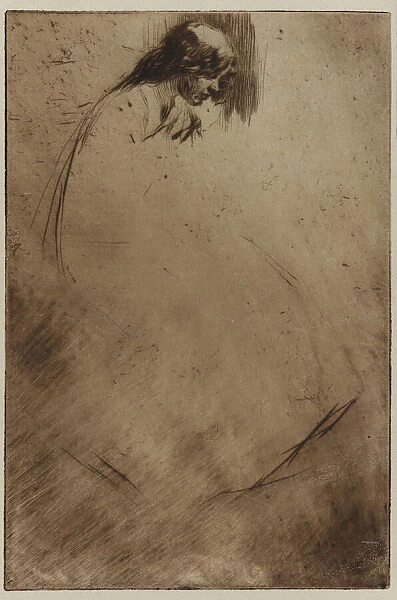 Jos Bent Head, 1861. Creator: James Abbott McNeill Whistler