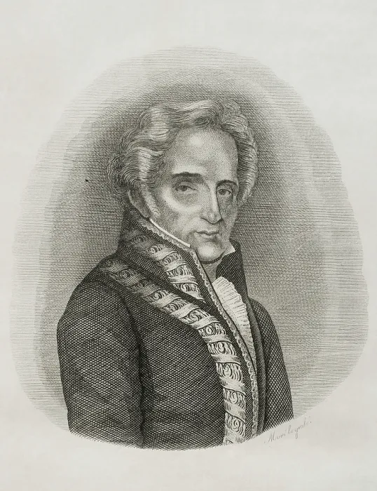 Framed Print : Jose Aznarez Navarro, (1759-1837), Spanish politician, 1842. Creator: Pedro Celestino Mare