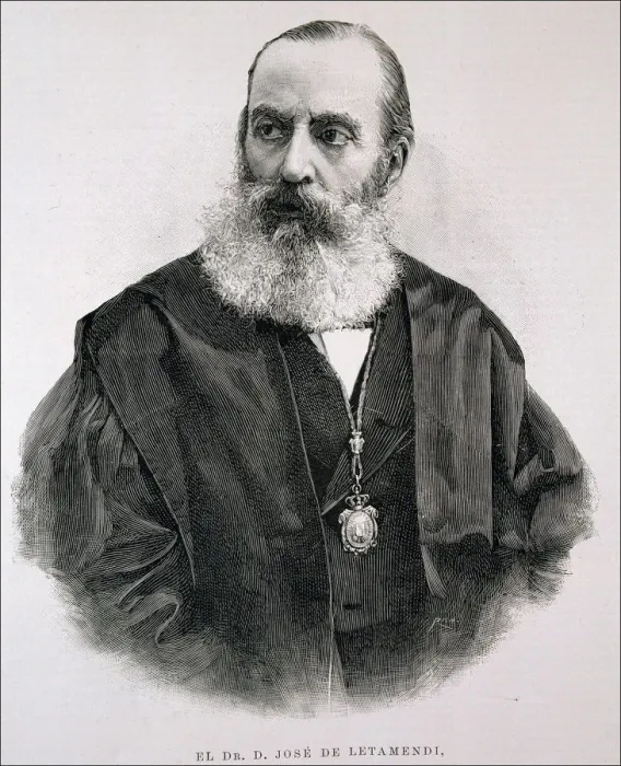 Framed Print : Jose de Letamendi (1828-1952), Spanish doctor Framed Print : Jose de Letamendi (1828-1952), Spanish doctor