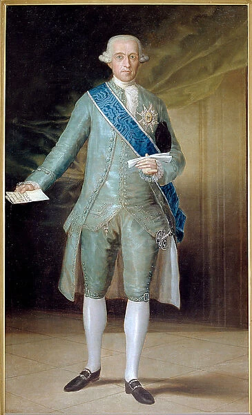 Jose Monino Earl of Floridablanca (1728-1808), Spanish statesman