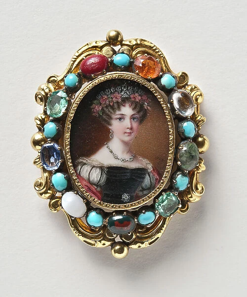 Josefina, 1807-1876, Princess of Leuchtenberg, Queen of Sweden and Norway, mid-19th century. Creator: Johan Way
