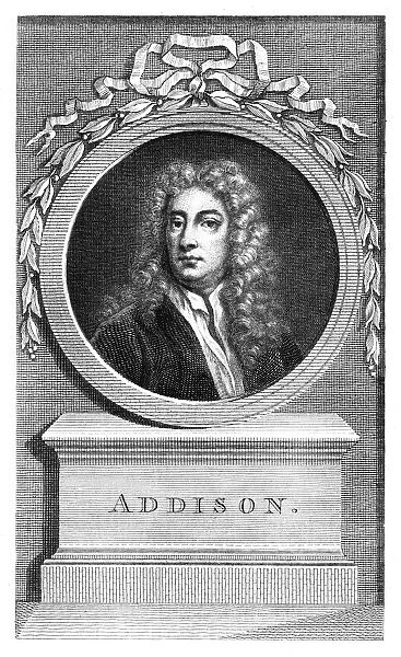 Joseph Addison, English politician and writer. Artist: Francesco Bartolozzi
