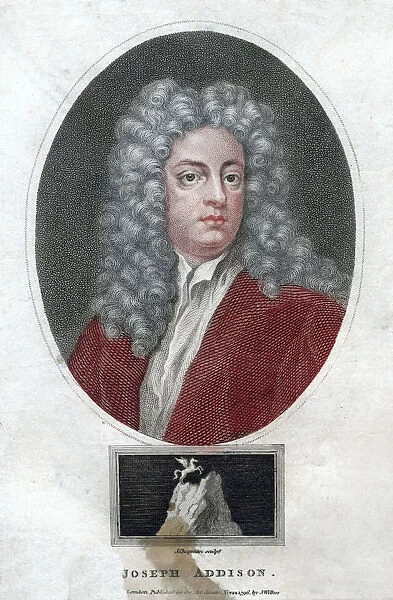 Joseph Addison, English politician and writer, 1796.Artist: J Chapman