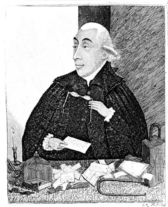 Framed Print : Joseph Black, Scottish chemist, 1787. Artist: John Kay Framed Print : Joseph Black, Scottish chemist, 1787. Artist: John Kay