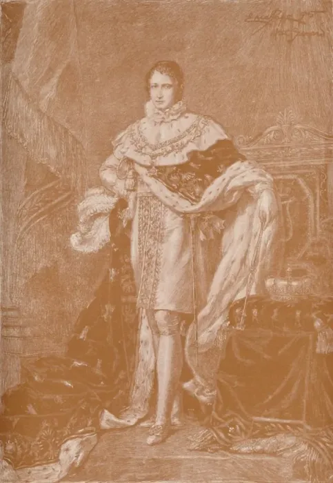Framed Print : Joseph Bonaparte - King of Naples, King of Spain, Comte De Survilliers, c1808, (1896) Framed Print : Joseph Bonaparte - King of Naples, King of Spain, Comte De Survilliers, c1808, (1896)